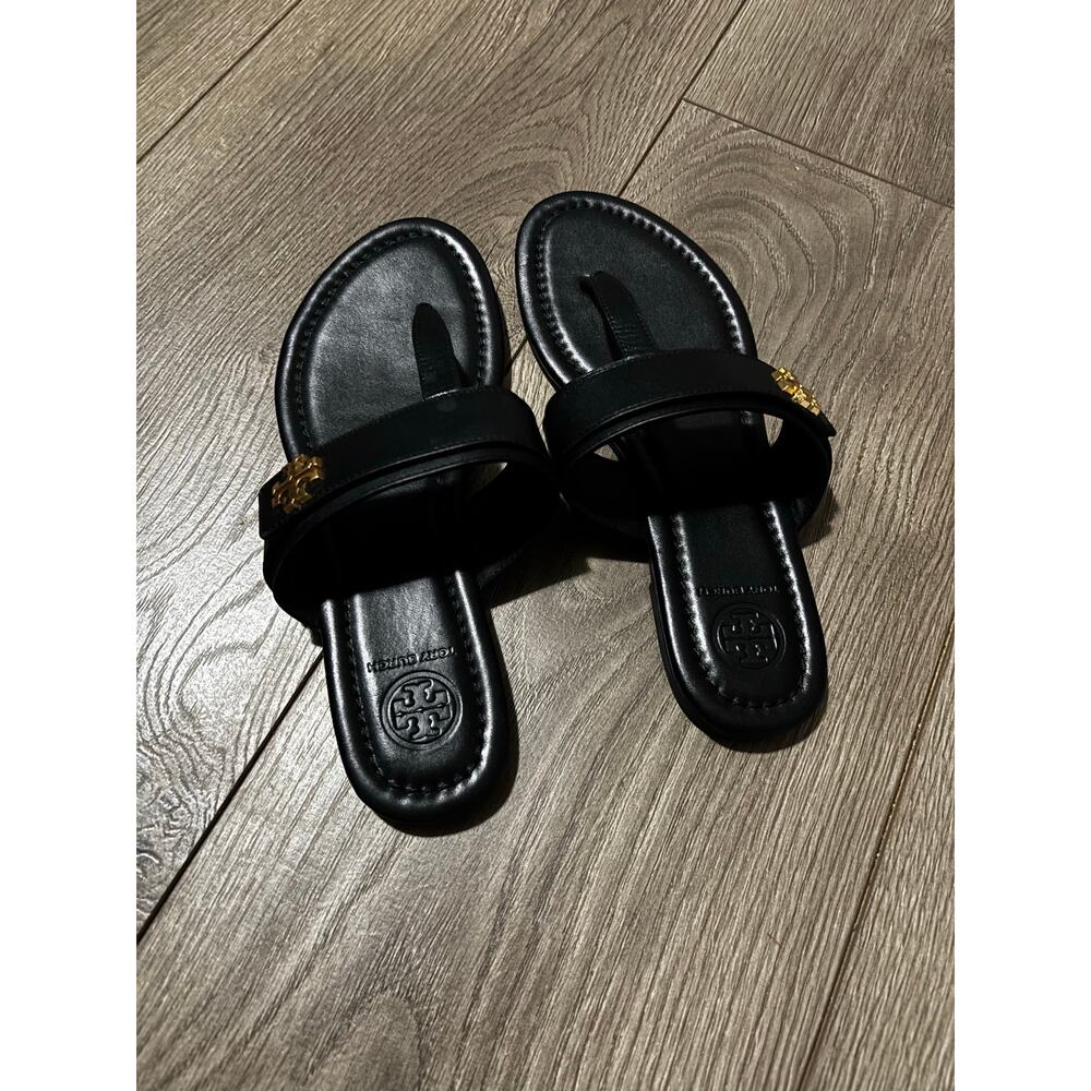 Black ToryBurch Sandals Size 5.5 - Picture 4 of 7